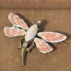 Vintage Gerard Yosca Dragonfly Brooch